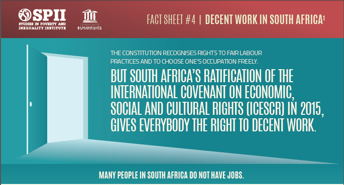 Fact Sheet #4 Decent Work in South Africa