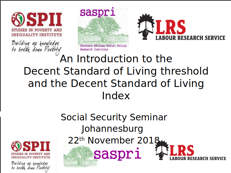 Social Security Seminar Johannesburg  22th November 2018