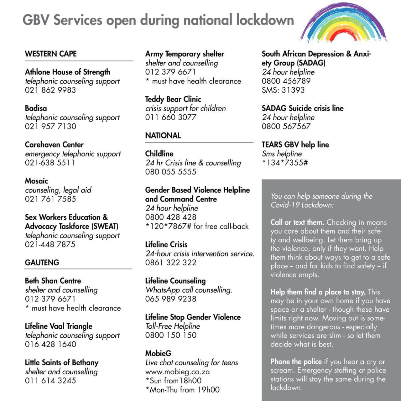 GBV Services