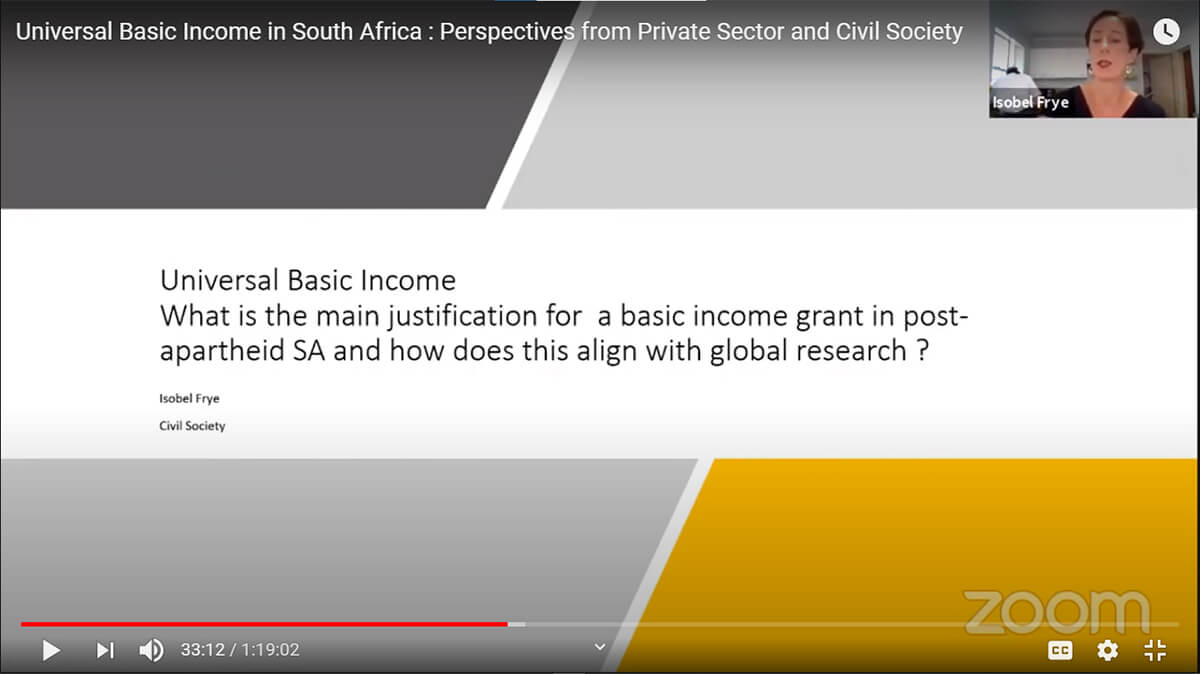 Universal Basic Income in South Africa: Perspectives from Private Sector and Civil Society