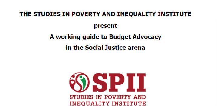 SPII Budget Advocacy Training Manual 2021